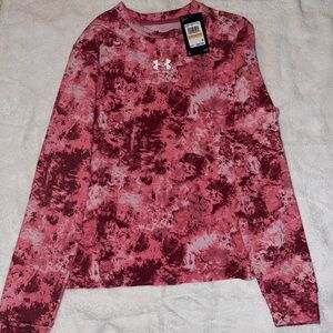 Women Under Armour Rival Terry Print Crewneck